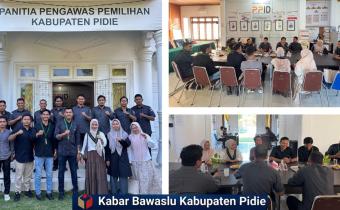 kunjungan Audiensi HMI Cabang Sigli di Kantor Bawaslu Kabupaten Pidie