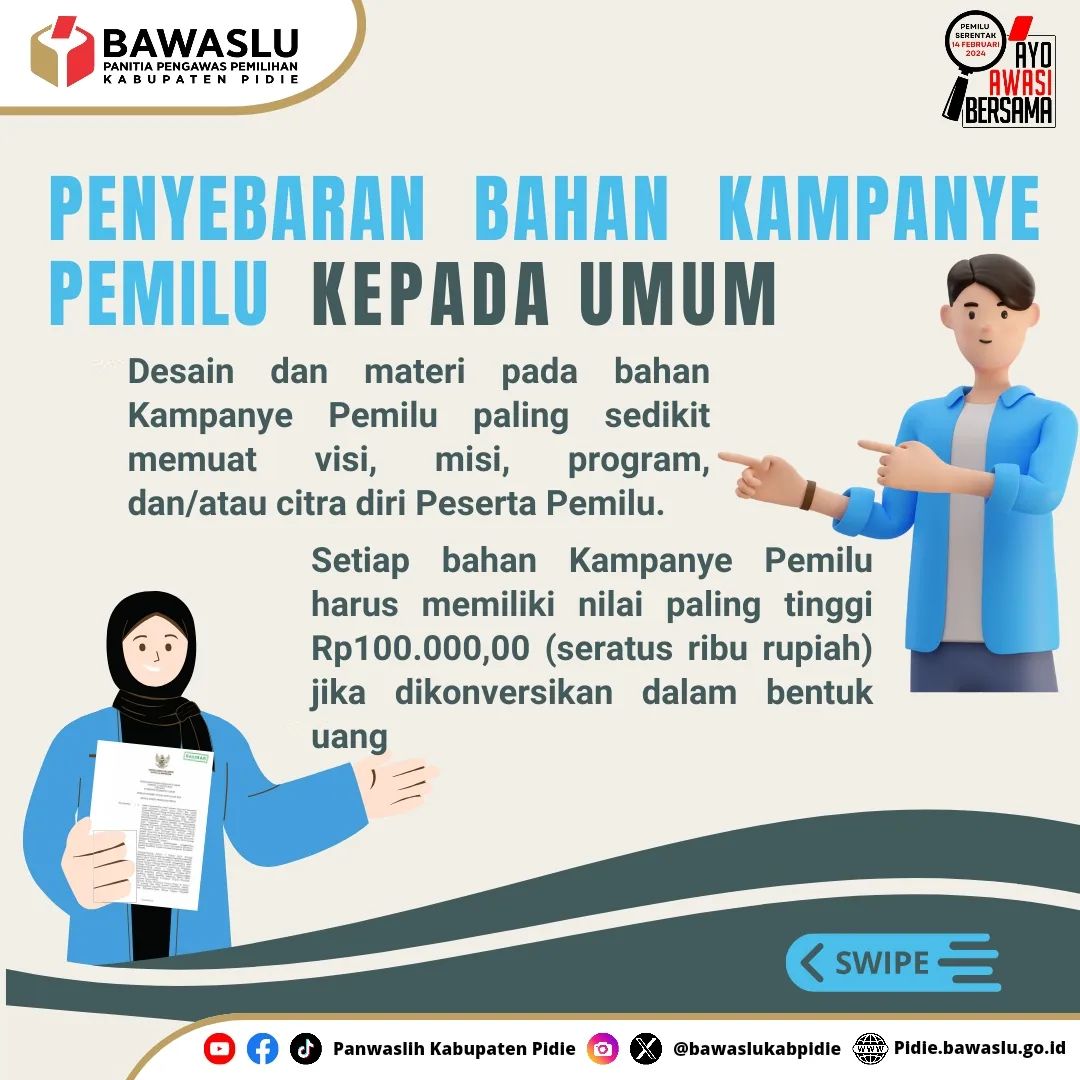 Bahan Kampaye Pemilu 2024