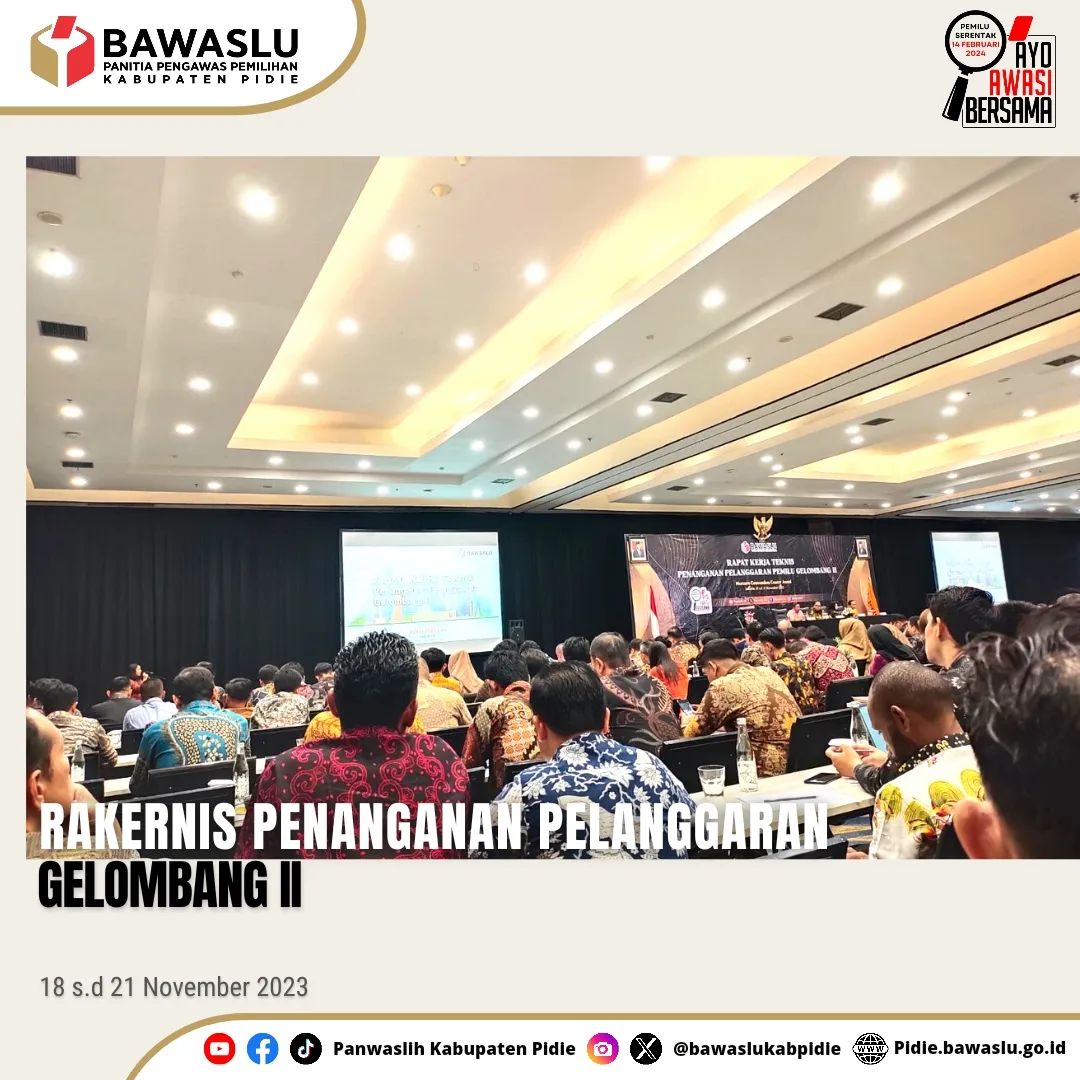 Rakernis Penanganan Pelanggaran Gelombang II