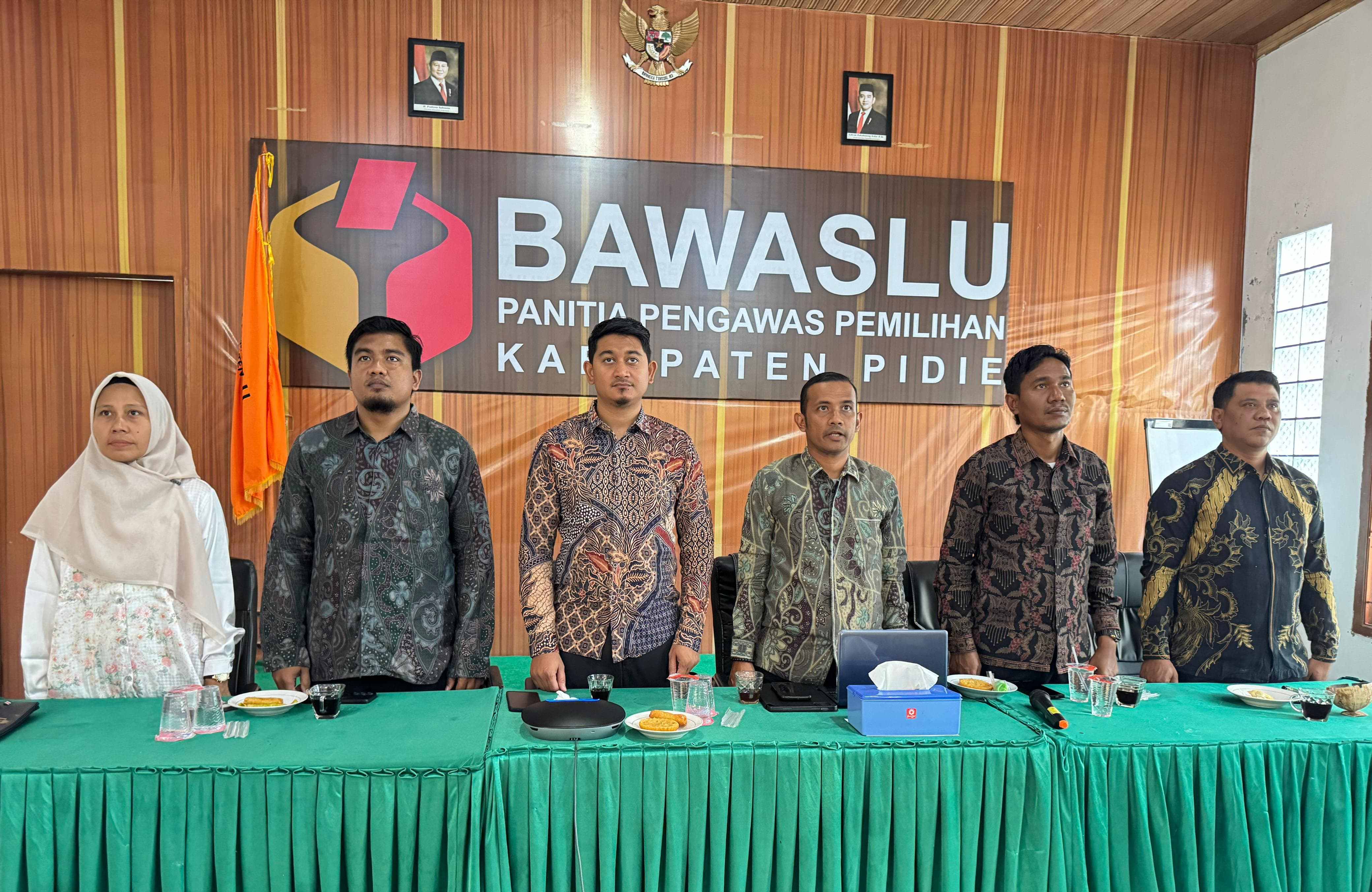 Bawaslu Kabupaten Pidie mengikuti rangkaian HUT ke-18 Bawaslu