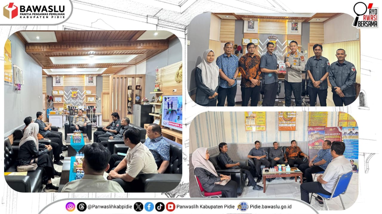 dokumentasi konsolidasi demokrasi bersama Kapolres Pidie