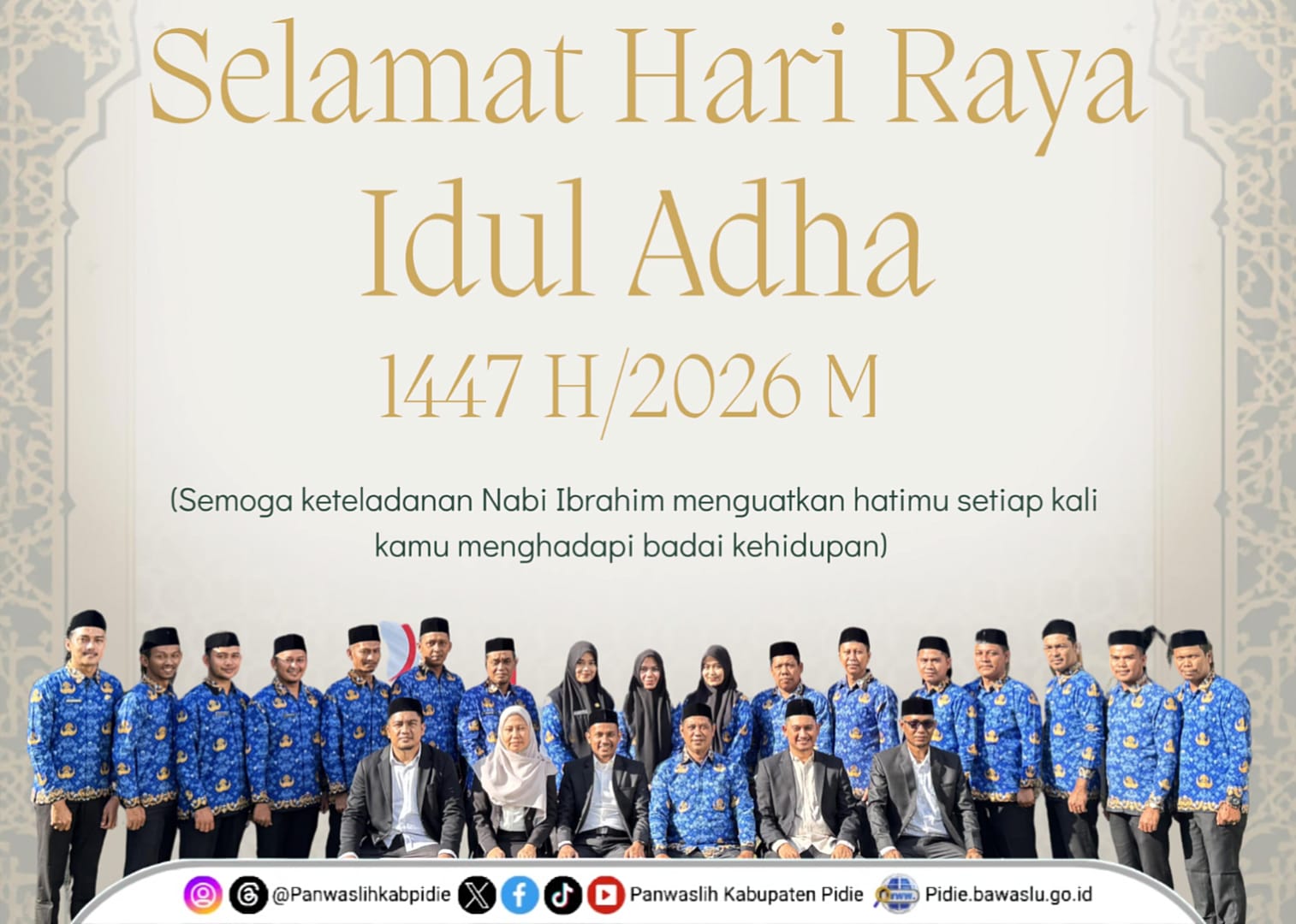 Keluarga Besar Bawaslu Kabupaten Pidie