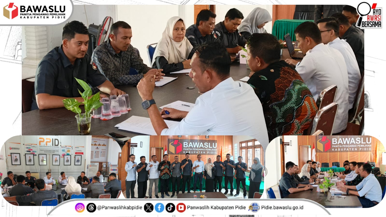 Koordinasi bersama KIP terkait Pemutakhiran Data Partai Politik secara Berkelanjutan melalui SIPOL. Senin (25 Mei 2026)