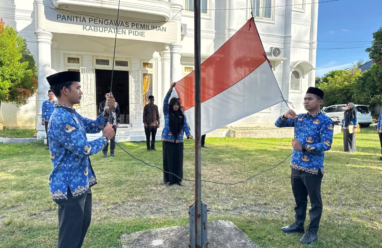 Peringatan Hari Lahir Pancasila Bawaslu Kabupaten Pidie