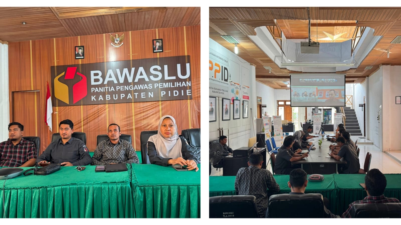 Bawaslu kabupaten pidie mengikuti sosialisasi IKU