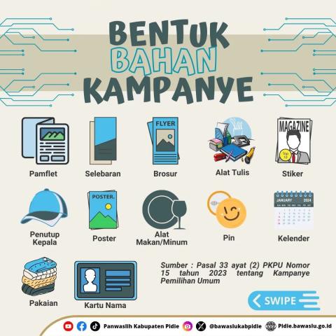 Bentuk Bahan Kampaye