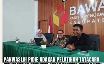 Rapat Biasa Penyelesaian Sengketa Proses Antar Peserta Pemilu