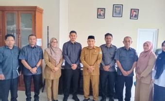 Panwaslih Kabupaten Pidie melakukan Koordinasi dengan Disdukcapil Kabupaten Pidie, Senin (21/7/2025)
