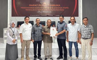 Dokumentasi Rapat Pleno Terbuka PDPB Triwulan IV tahun 2025 
