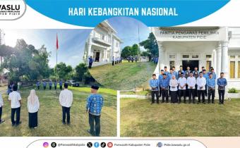 Dokumentasi Peringatan Hari Kebangkitan nasional Bawaslu Kabupaten Pidie. Rabu, (20 Mei 2026)