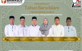 Bawaslu merayakan tahun baru Islam